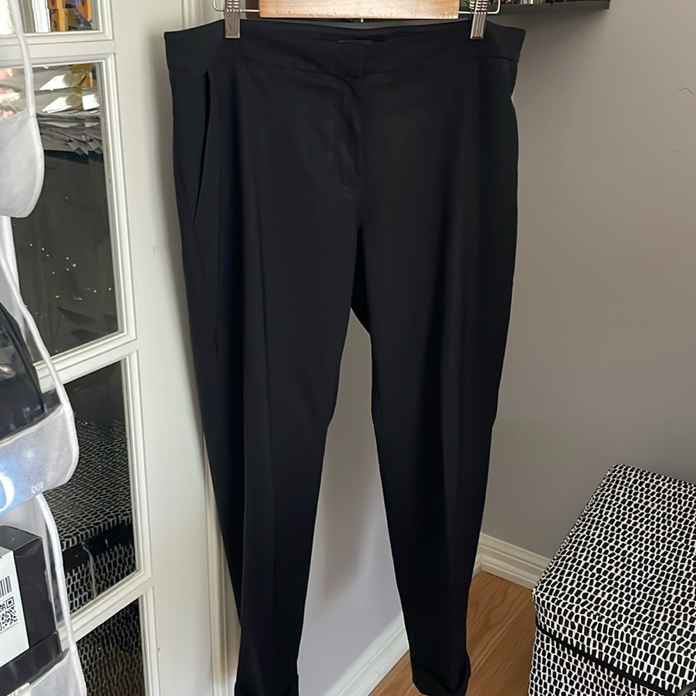 Eileen fisher pants size 14 in black